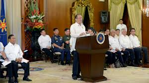 Pres Aquino makes his remarks