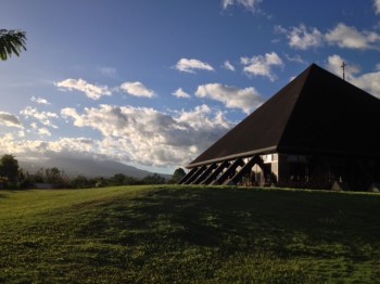 The mountains of Bukidnon provide a perfect backdrop adding to the serenity of the place