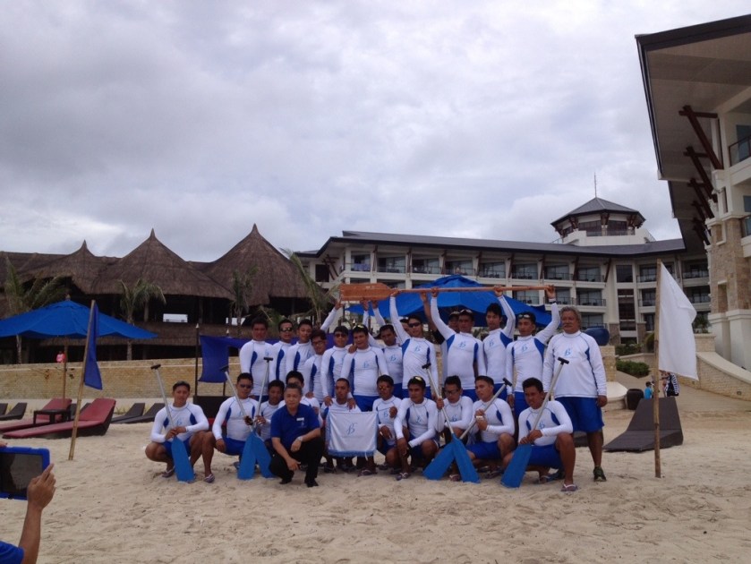 With team manager, Rommel Gonzales