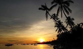 bohol's stunning sunset