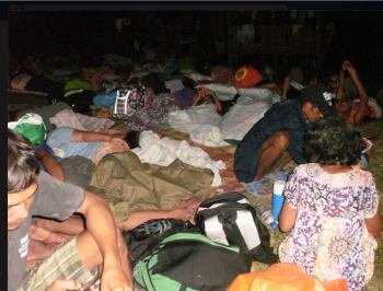 Camping outdoors, still wary of the aftershocks myrna1