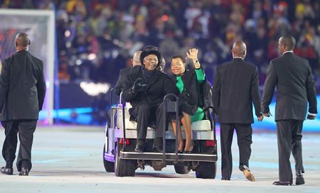 Acknowledging the achievements of a united South Africa. 