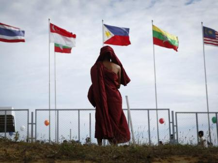 The Philippine flag among the rest of the SEA Games participating countries. (Courtesy of www.gmanetwork.com)