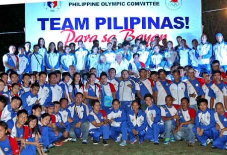 Dedicating the team's performance to our Yolanda victims. (Courtesy of www.philstar.com)