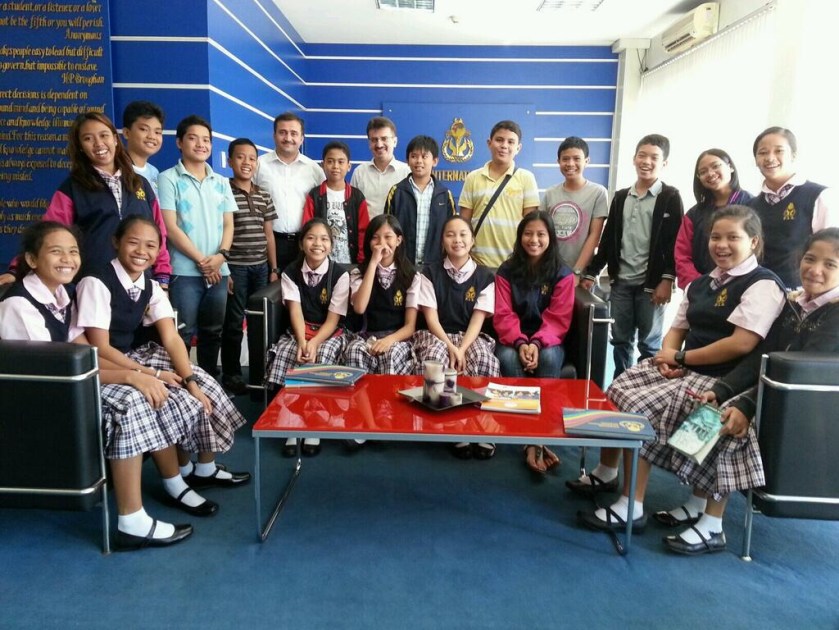 In Manila, this twenty (20) young orphans were plucked out of Tacloban and are now studying at the Turkish Tolerance School. (Courtesy of the Pacific Dialogue Foundation.)