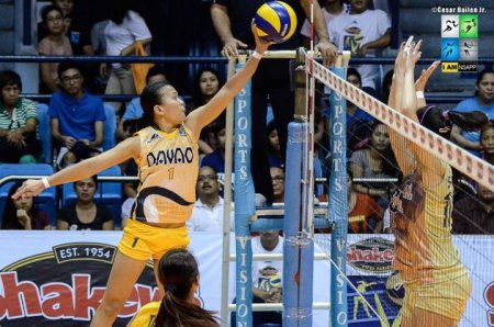 Davao's offense was led by Sheila Mae Agton. (Courtesy of Shakey's V-League)