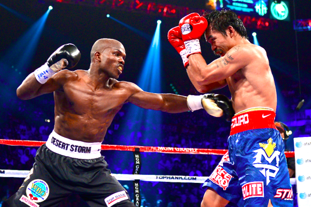 Tim needs to dictate his pace to win this bout. (From toprank.com)