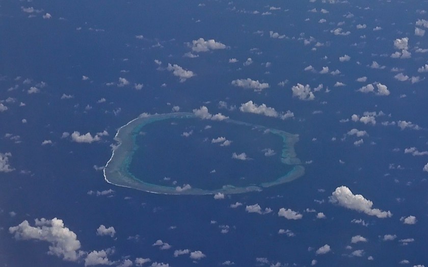 Mischief Reef, Spratly Islands, November 7th, 2013. Photo by Victor Robert Lee.