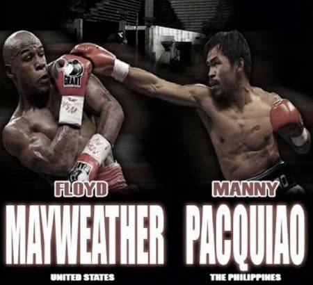 Mayweather - Pacquiao. (courtesy of thesweetscience.com)