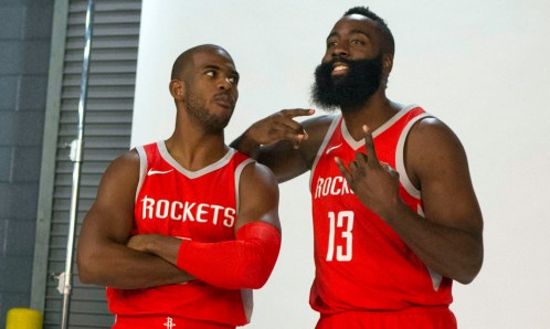 USP NBA: HOUSTON ROCKETS-MEDIA DAY S BKN USA TX