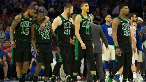 NBA: Playoffs-Boston Celtics at Philadelphia 76ers